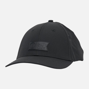 Salty Crew: Salty Crew Apex Elastic 6 Panel Cap - Black