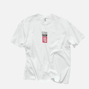 Latest: S-Double Crew Tee - White