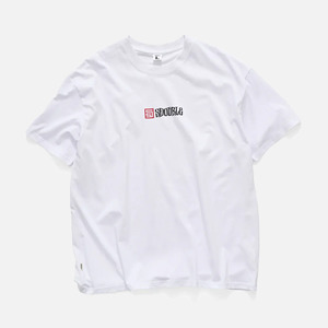 Latest: S-Double S Cube Mid Block Tee - White