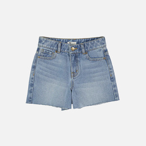 Girls: Billabong Miley Walkshort - Faded Indigo Fray