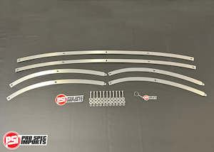 A80 (Mk4) Supra Front Lip Mounting Plate Set and SS Hardware - OEM style