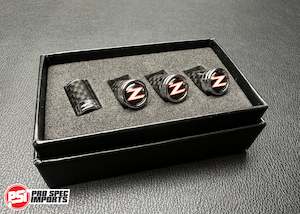 Titanium Car Keys: Carbon Fibre 'Z' Logo Valve Caps For Nissan Fairlady Z33 350Z, Z32 300ZX, Z34 370Z, Z31, 240Z, 260Z, 280Z