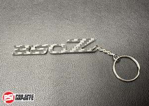 Real Carbon Fibre Keychain For Nissan 350Z, Z33, Fairlady, Gift, Accessory