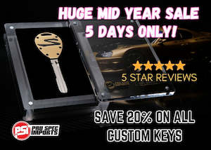 Titanium Car Keys: Collectors Edition 18K Gold CF - Titanium A80 (MK4) Supra Key + *ENTRY TO THE GOLD TOP SECRET 1/18 SUPRA GIVEAWAY*