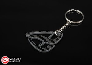 Titanium Car Keys: Carbon Fiber Keychain for Mazda RX7, RX8, MX5, Efini, FD, FC, SA, 13B, 12A, Rotary