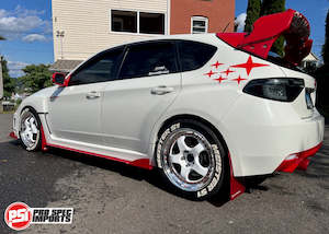 Hubcentric Centre Caps Full Range: Centre Caps For Work Meister S1 3P - To Suit Subaru WRX 5x114.3 PCD 73mm to 56.1 Hub Centric Ring