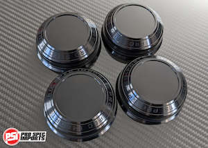Rays TE37SL and TE37 Centre Caps - Billet CNC Alloy - To Suit Mazda RX7 FD, FC, Cosmo, RX8