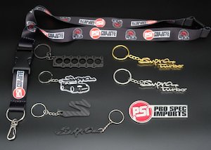 Merch: Mk4 Supra Keychain & Lanyard 8pc Set