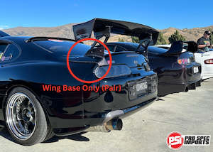 Supra Exterior: *PRE-ORDER* MK4 (A80) Supra - Euro Style Big GT Wing - BASE ONLY