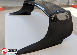 Supra Wings And Diffusers: *PRE-ORDER* Supra A80 (MK4) '93-'02 - TRD Style Wing - Carbon Blade & End Caps, Fiberglass Sides