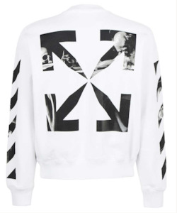 Products: Off-White CARAV ARROW SKATE CREWNECK Sweatshirt - White