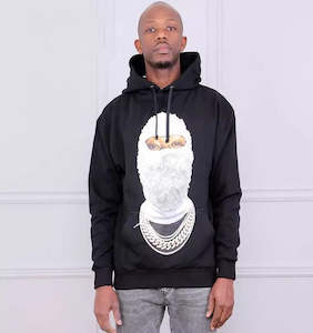 Products: Ih Nom Uh Nit Black Graphic Printed Hoodie