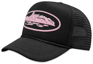 Corteiz Alcatraz Premium Trucker 'Black/Pink'