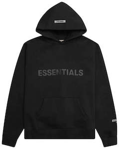 Essentials: Fear of God Essentials Pullover Hoodie 'Black'