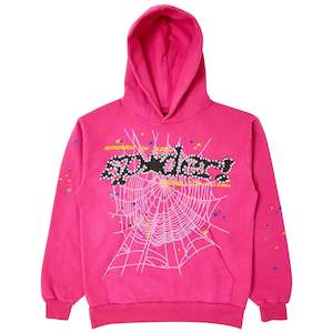 Clothing: Sp5der P*nk V2 Hoodie 'Pink'