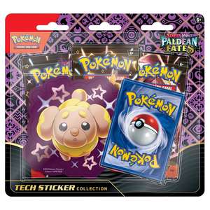 Pokemon TCG Scarlet & Violet Paldean Fates Tech Sticker Blister Booster Pack