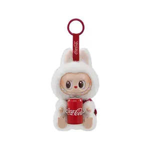 Labubu: Pop Mart Labubu The Monsters Coca Cola Series Happy Factor Vinyl Face Single Blind Box (Opened Box)