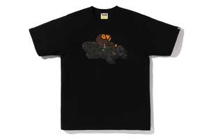 BAPE Swarovski Milo On BAPE Tee