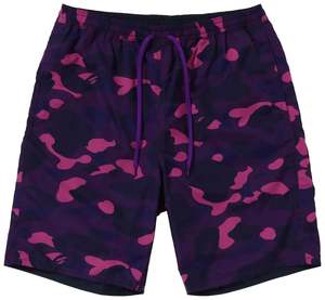 BAPE Color Camo Shark Reversible Shorts 'Purple'