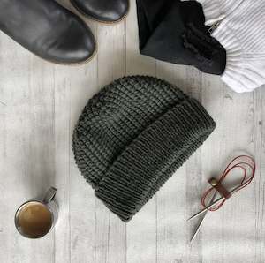 Broken Rib Hat Knitting Pattern - Purlfoundry