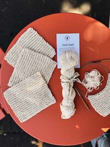 Knit Crochet Kits: Cotton Dishcloth Kit
