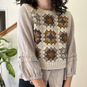 Knit Crochet Kits: Agnes Sweater Vest