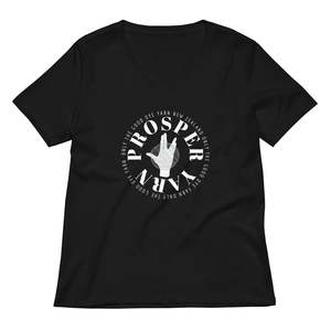 Haberdashery: Women’s relaxed v-neck t-shirt
