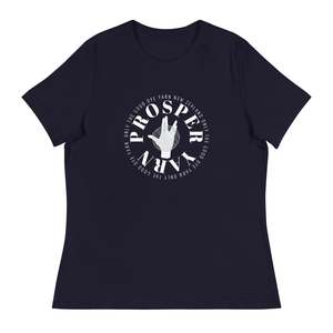 Women's Relaxed T-Shirt White Logo