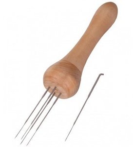 Haberdashery: Wooden Felting Needle