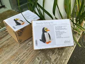 All: Ashford Needle Felting Kit - Penguin