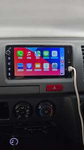 Toyota Hiace Compatible Apple Carplay/ Android Auto oem size Derton MP-515CA stereo