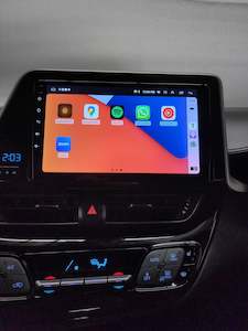 Android Head Unit: Toyota CHR/CH-R Compatible Wireless Apple CarPlay/Android Auto Stereo with Built-in Android