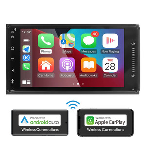 Mechless Stereo: DERTON DT-200WCA Wireless CarPlay & Android Auto TOYOTA/MITSUBISHI/SUBARU/NISSAN SIZE Stereo (200X100MM)