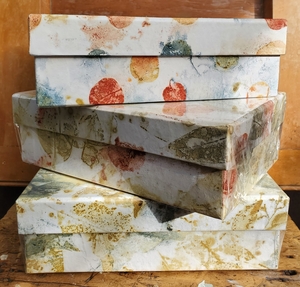 Products: Hand-crafted Eco-printed Boxes - Provenance – Crafting with Nature