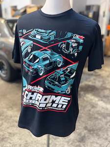 Tshirts: Chrome Horsepower Showcase Car Park
