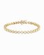 Bezel Set Tennis Bracelet Gold