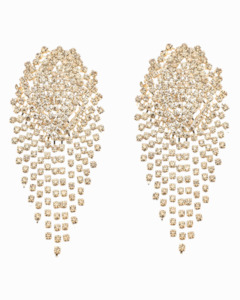 Luminous Chandelier Maxi Earrings Gold
