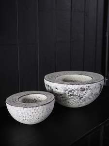 White Half Sphare / Small, Large