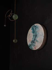 Raku Plinth / Wall art  - Te Wheiao