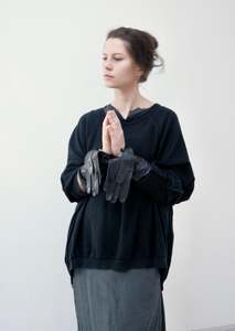 '2 sides' merino jumper