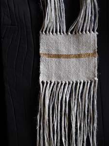 Rachel Long: Japanese linen and wool Tapestry, ver.5