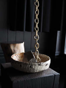 Rain Chain and bowl