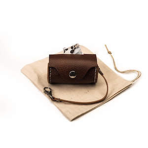 People Walk: Leather Poop Pouch