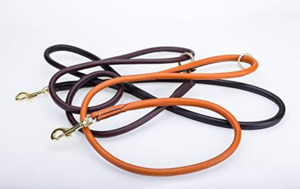 Dog Leads: English Rolled Leather Lead