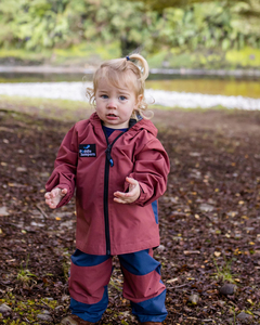 Products: Rainjacket - Ochre - Kids Outdoor Clothing NZ - Puddle Jumpers
