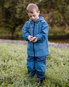 Products: Original Overalls - Denim - Kids Outdoor Clothing NZ - Puddle Jumpers