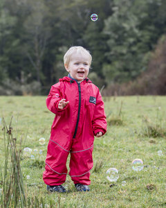 Products: Extreme Dryshell Splashsuit - Red - Kids Outdoor Clothing NZ - Puddle Jumpers