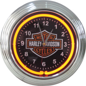 Frontpage: Harley Davidson Neon Clock - NENC-31