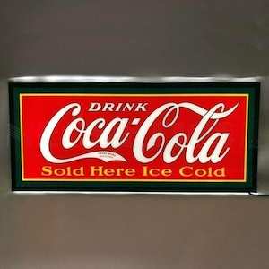 Business Signs: Coca-Cola Drink Slim Line LED Neon Sign - NESD-289