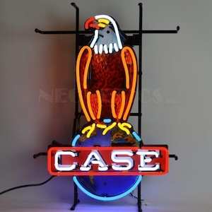Business Signs: Case Eagle Neon Sign - NEBS-286